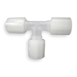 Parker Union Tee,PFA and PVDF,Flare,1/2 In. FTC-8