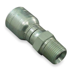 Eaton Aeroquip Crimp Fitting,3/4" I.D.,3/4",M,NPTF 1AA12PS12