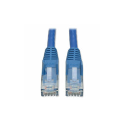 Tripp Lite CAT6 Gigabit Snagless Molded Patch Cable, 1 ft, Blue N201-001-BL