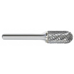 Sim Supply Cylinder Bur SC,Radius,1/8",Carbide  310-002062C