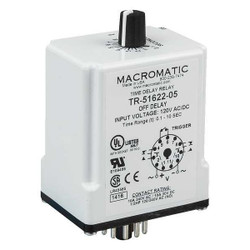 Macromatic SinFunTimeDelayRelay, 120VAC/DC, 11Pins  TR-51622-10