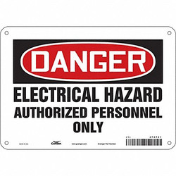 Condor Safety Sign,7 in x 10 in,Aluminum 472P21