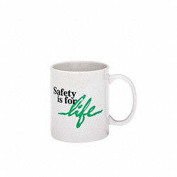 Quality Resource Group Coffee Mug,Safety For Life,White,11oz 130-01/L