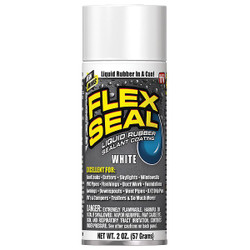 Flex Seal Leak Sealer,2 oz,Rubber Base,White  FSWHTMINI