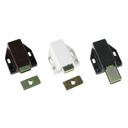 Lamp Magnetic Catch,Push-to-Open,Plastic ML-80/WHT