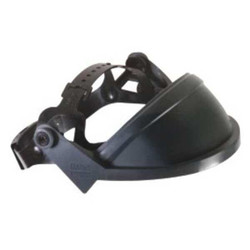 Msa Safety FaceShieldFrame,Blk,Plastic,SingleCrown 10127061