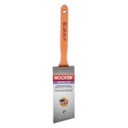 Wooster Paint Brush,2 in,Angle Sash,Nylon,Soft 4170-2