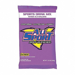 All Sport Sports Drink Mix,Grape Flavor 10125070