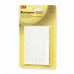 3m Bumper,Self Adhesive, 0.085 In H, PK80  SJ5302