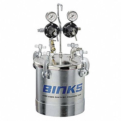 Binks Pressure Tank,2.8 Gal 83Z-220