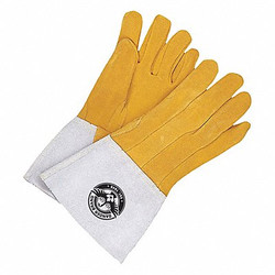 Bdg Welding Gloves,M,Gauntlet,5.5" Cuff L 60-1-1144-10