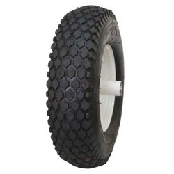 Hi-Run Wheelbarrow Tire,4.10/3.50-4 4 PLY Stud CT1010