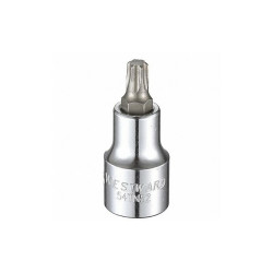 Westward Socket Bit, Steel, 1/2 in, TpSz T45 54TN52