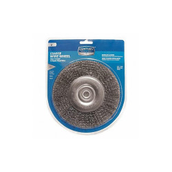 Century Drill & Tool BeNch Grind Crimped Wire Wheel,6iNcoarse 76861
