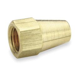 Parker Long Nut,45 deg,Brass,Tube,5/8 In.,PK10 41FL-10