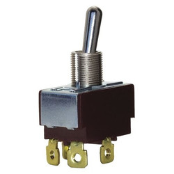 Eaton Toggle Switch,DPST,10A @ 250V,Screw 7803K31