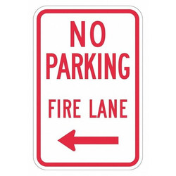 Lyle No Parking Fire Lane Sign,18" x 12" T1-2845-HI_12x18