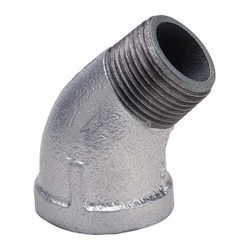 Anvil 45 Street Elbow, Malleable Iron, 1/2 in 0311027205