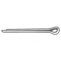 Sim Supply Cotter Pin,3/32in dia,1 13/20in L,PK1000  WWG-093-1500-LZ