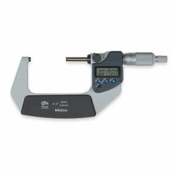 Mitutoyo Digital Micrometer,2-3In,0.00005,Ratchet 293-332-30