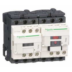 Schneider Electric IEC MagneticContactor, Reversing, 120VAC LC2D09G7