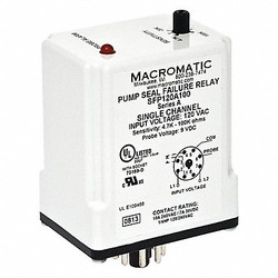 Macromatic Pump Seal Failure Relay, 120VAC SFP120A100