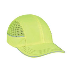 Skullerz by Ergodyne Bump Cap,Front Brim,Hi-Vis Green  8950