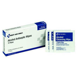 First Aid Only Topical Antiseptic,Wipes,PK10 12-011