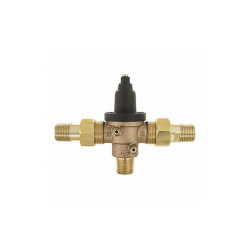 Bradley Thermostatic Mixing Valve,Brass,8 gpm S59-4007