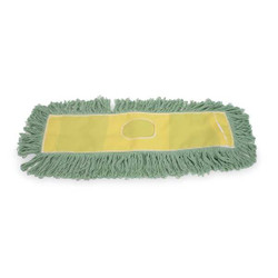 Tough Guy Dust Mop,Green,Cotton/Polyester  3XGA1