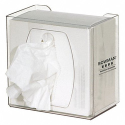 Bowman Dispensers Dry Wipe Dispenser,Manual,Clear CL002-0111