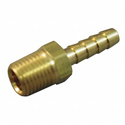 Weatherhead Hydraulic Hose Fitting,Brass,1/4"-18,NPT 10504B-104