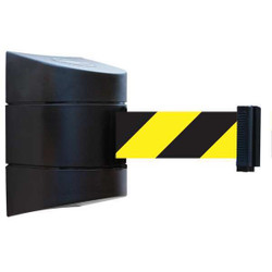 Tensabarrier Belt Barrier, Black,Belt Yellow/Black  897-15-S-33-NO-D4X-C