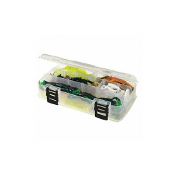 Plano Compartment Box,Snap Clip,Clear,2.38 in 350022