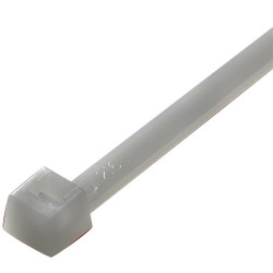 ACT Standard Cable Ties, 7", Natural, 100/Pkg (AL-07-50-9-C)