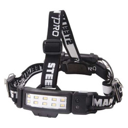 Steelman Slim Headlamp LED,White,3AA  79052