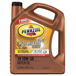 Pennzoil Engine Oil,10W-30,Conventional,5qt 550045205