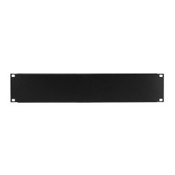 Monoprice Blank 2U Panel,3.5" H x 19" W x 1" D  7262