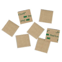 3m Hook-and-Loop Fast, Clear, Square, PK100 SJ4570