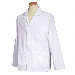 Fashion Seal Lab Coat,XL,White,28-1/2 In. L 125 XL