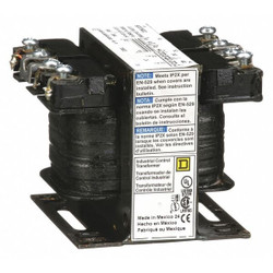 Square D Control Transformer,50VA,2.58 In. H 9070T50D2