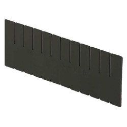 Lewisbins Divider,Black,Polyethylene,6 7/16 in DV1670 XL