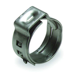 Oetiker Single-Ear Clamp,SS,27/64"Max OD,PK100 16702492-100
