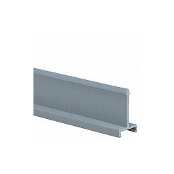 Panduit Divider Wall,3 In H,Solid,Gray,6ft. L  D3H6