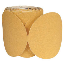 Norton Co PSA Sanding Disc Roll,6 in Dia,P400 G 63642506176