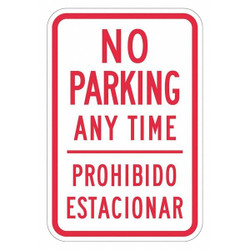 Lyle No Parking Anytime Sign,18" x 12" T1-2903-HI_12x18