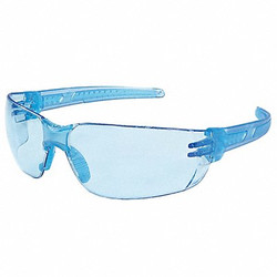 Mcr Safety Safety Glass,Light Blue Lens,Frameless HK213PF