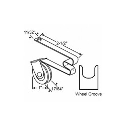 Manufacturer Varies Roller Assembly,2-1/2" L x 13/32" W 10-314