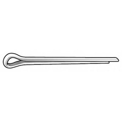 Sim Supply Cotter Pin,3/8 in dia,3 in L,PK5  U51700.037.0300