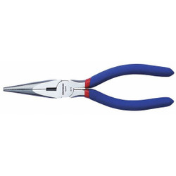 Westward Long Nose Plier,8-1/5" L,Serrated 1UKK2